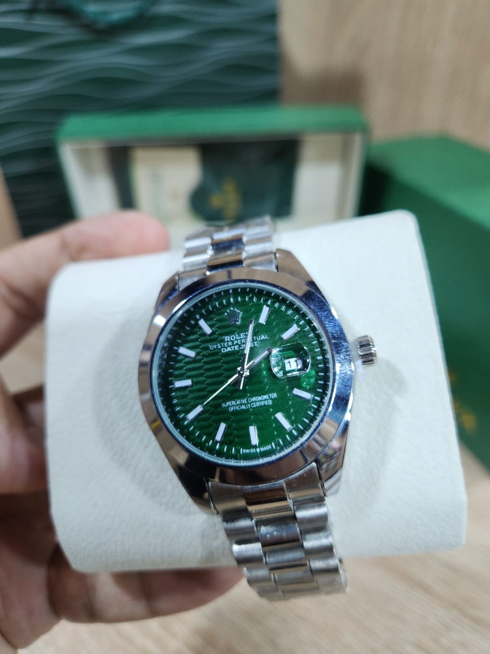 Montre Rolex hommes 2025 avec packaging complet