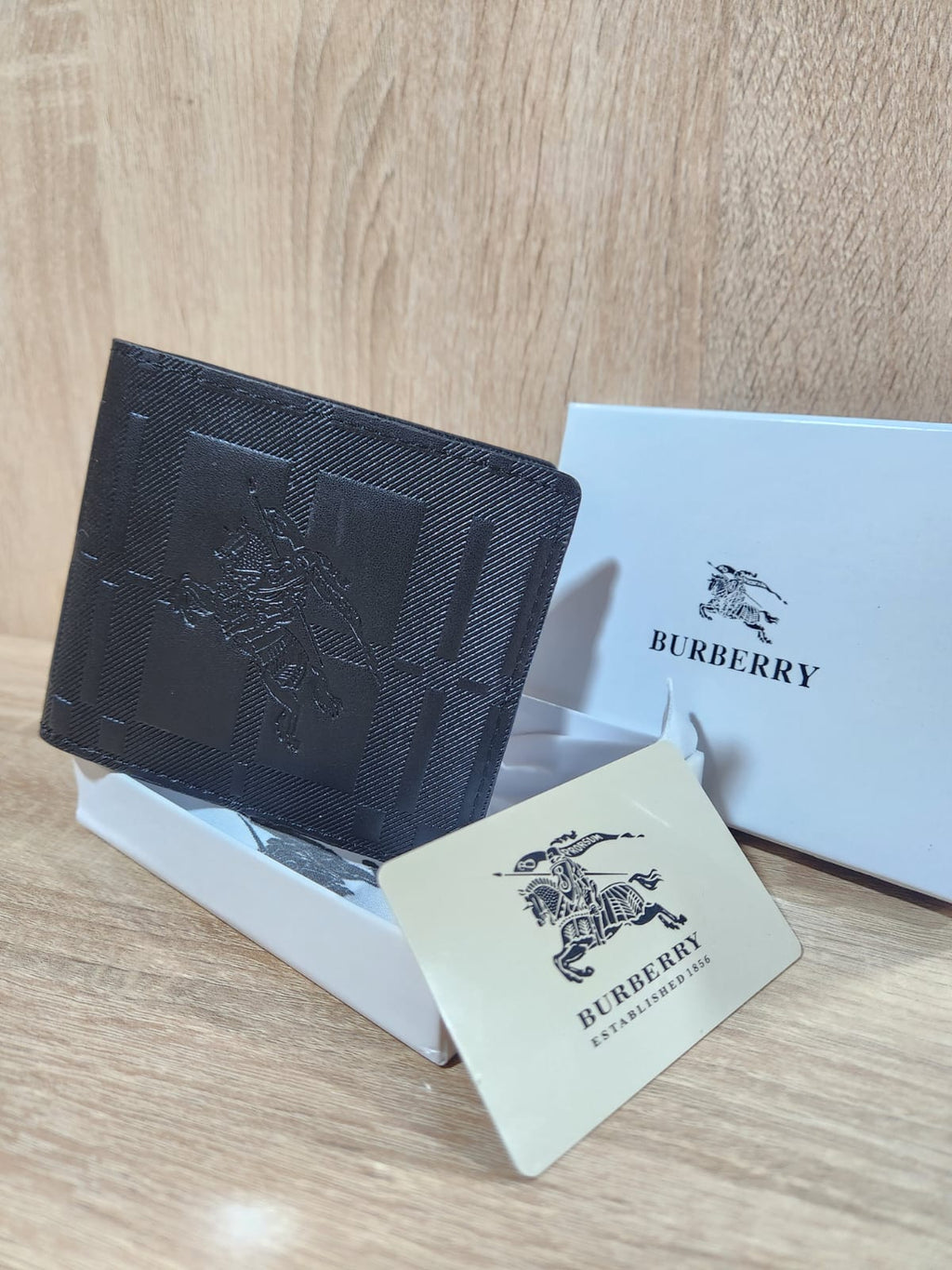 Porte feuilles burberry hommes avec packaging complet