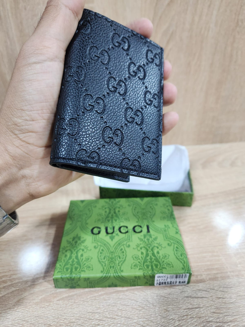 Porte feuilles gucci hommes avec packaging complet