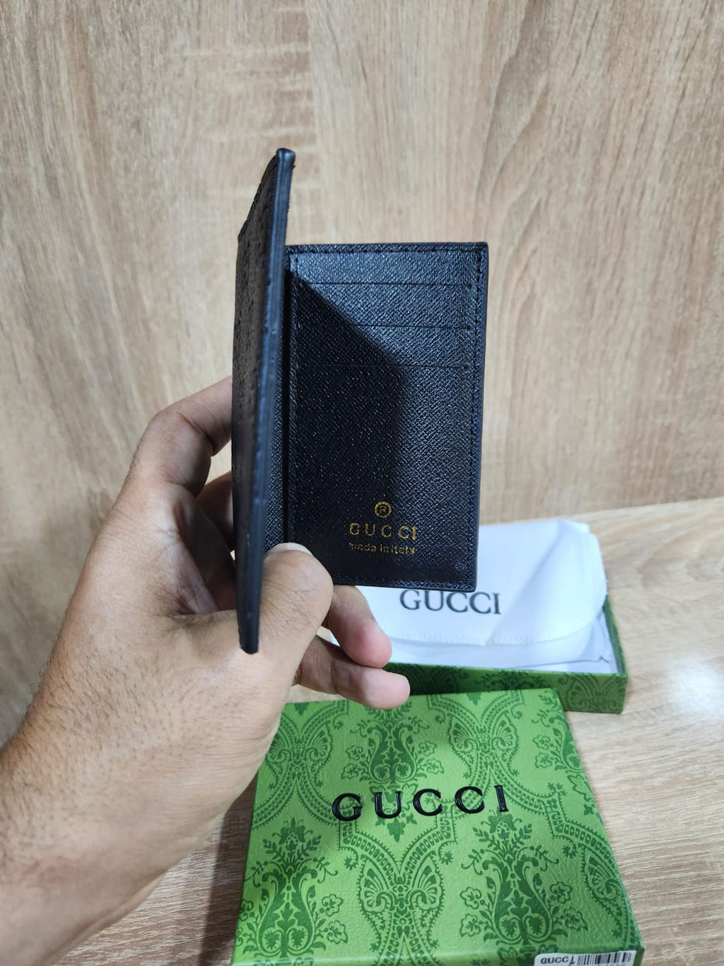 Porte feuilles gucci hommes avec packaging complet