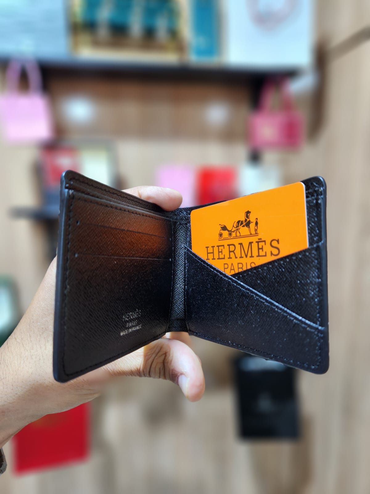 Porte feuille hermes hommes avec packaging complet