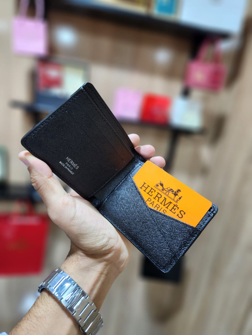 Porte feuille hermes hommes avec packaging complet