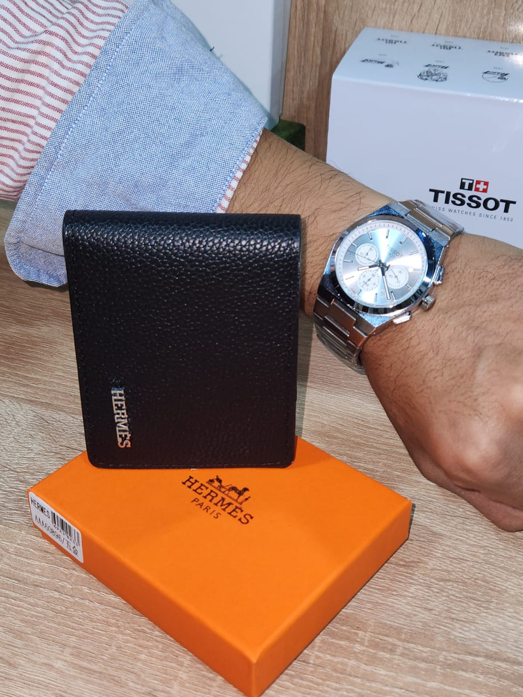 PACK HOMME (MONTRE + PORTE FEUILLE)