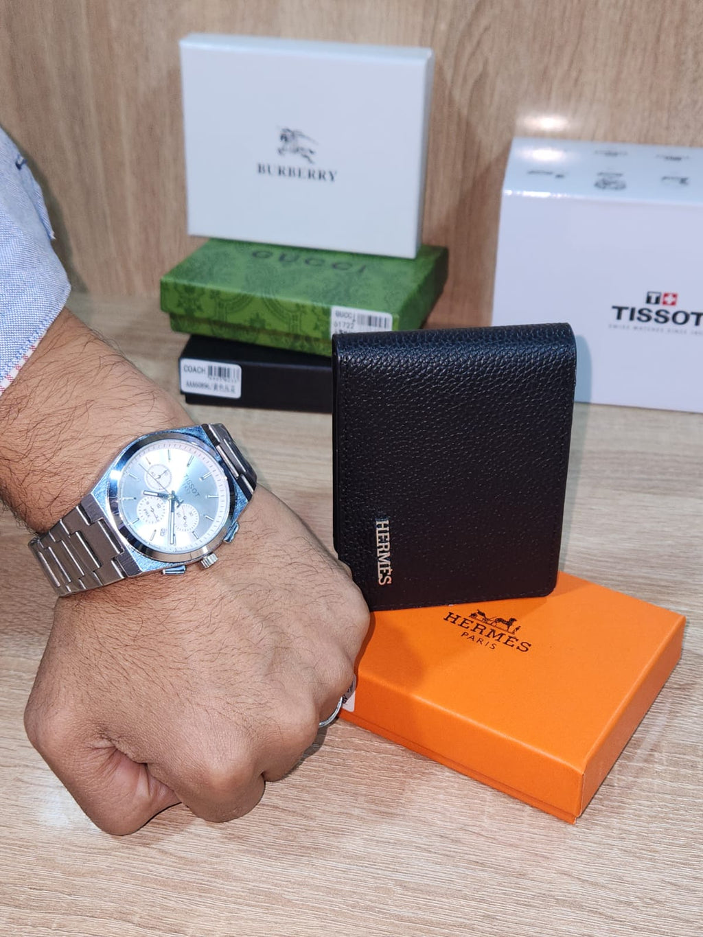 PACK HOMME (MONTRE + PORTE FEUILLE)