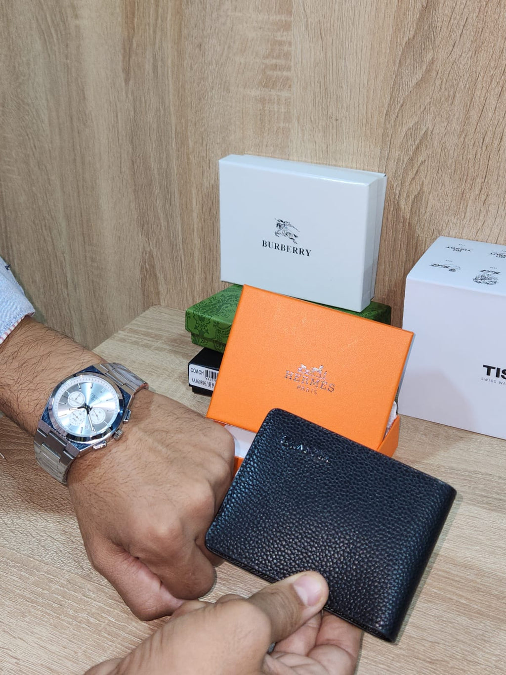 PACK HOMME (MONTRE + PORTE FEUILLE)